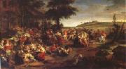 Peter Paul Rubens The Village Wedding (mk05) USA oil painting reproduction